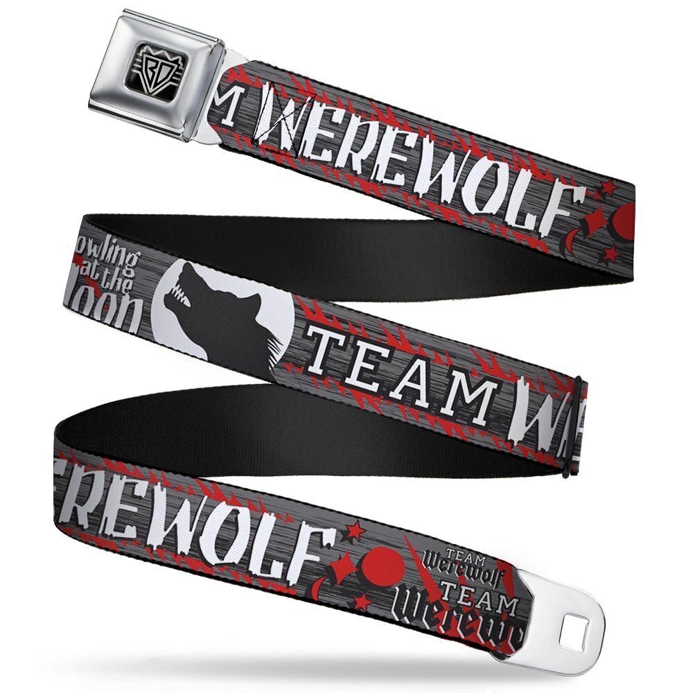 6110 Seatbelt Belt - Team Werewolf - 1.0" Wide - 20-36 Inches in Length